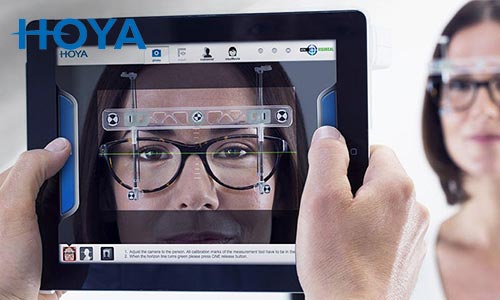 Perfecte HOYA brillenglazen met het visuREAL video-centreersysteem