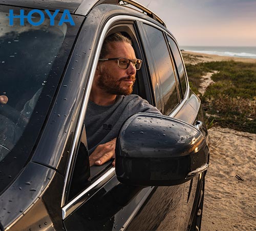 HOYA EnRoute brillenglazen geven u een veilig gevoel op de weg