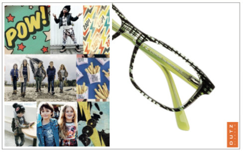 Dutz Eyewear Striking Stripes brillen voor kids!